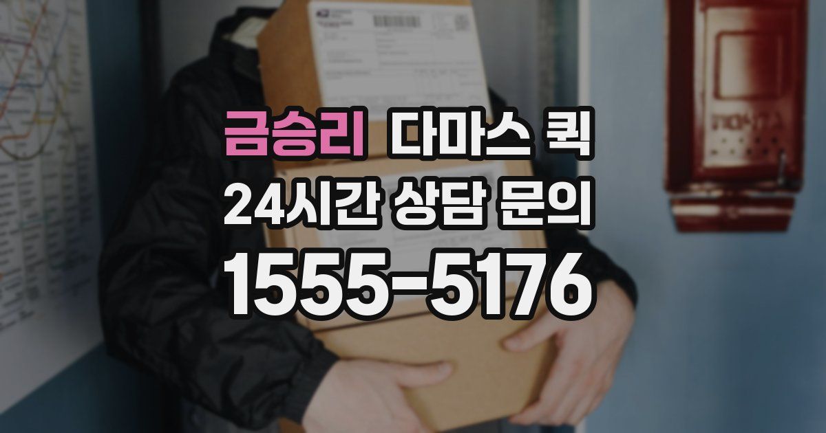 금승리 다마스 퀵