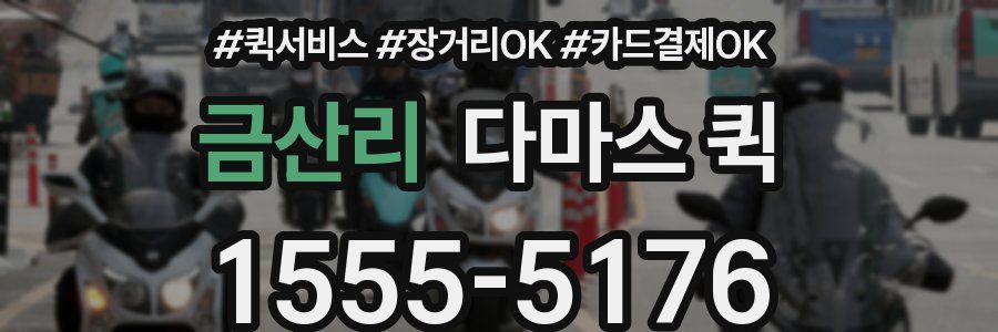 금산리 다마스 퀵