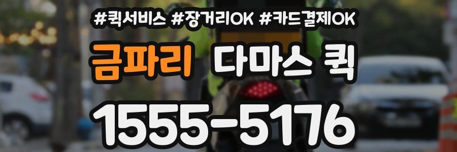 금파리 다마스 퀵