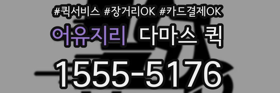 어유지리 다마스 퀵