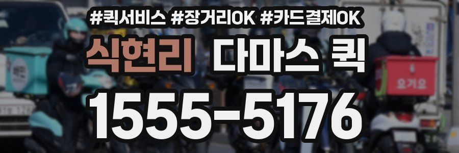 식현리 다마스 퀵
