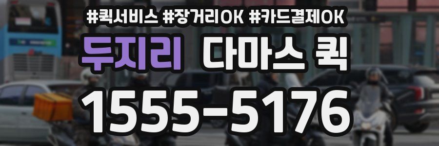 두지리 다마스 퀵