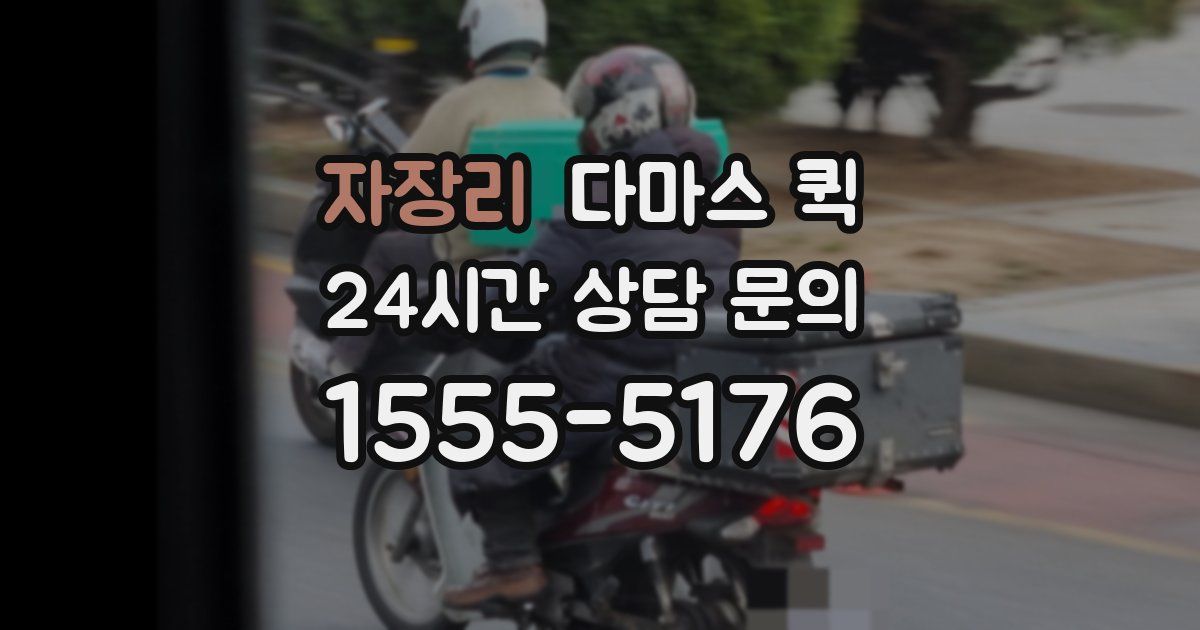 자장리 다마스 퀵