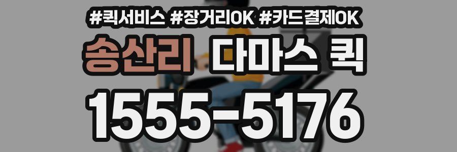 송산리 다마스 퀵