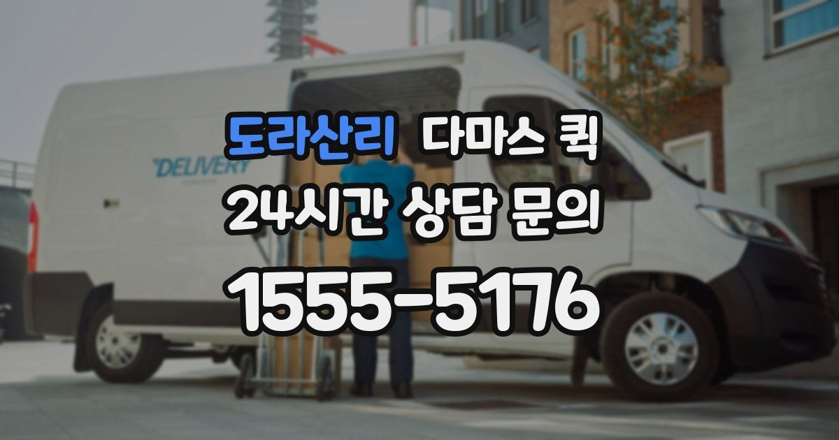 도라산리 다마스 퀵