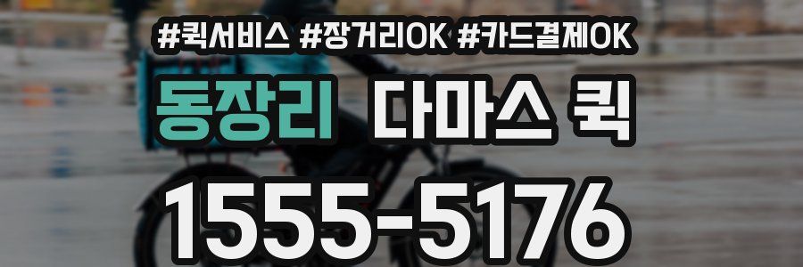 동장리 다마스 퀵