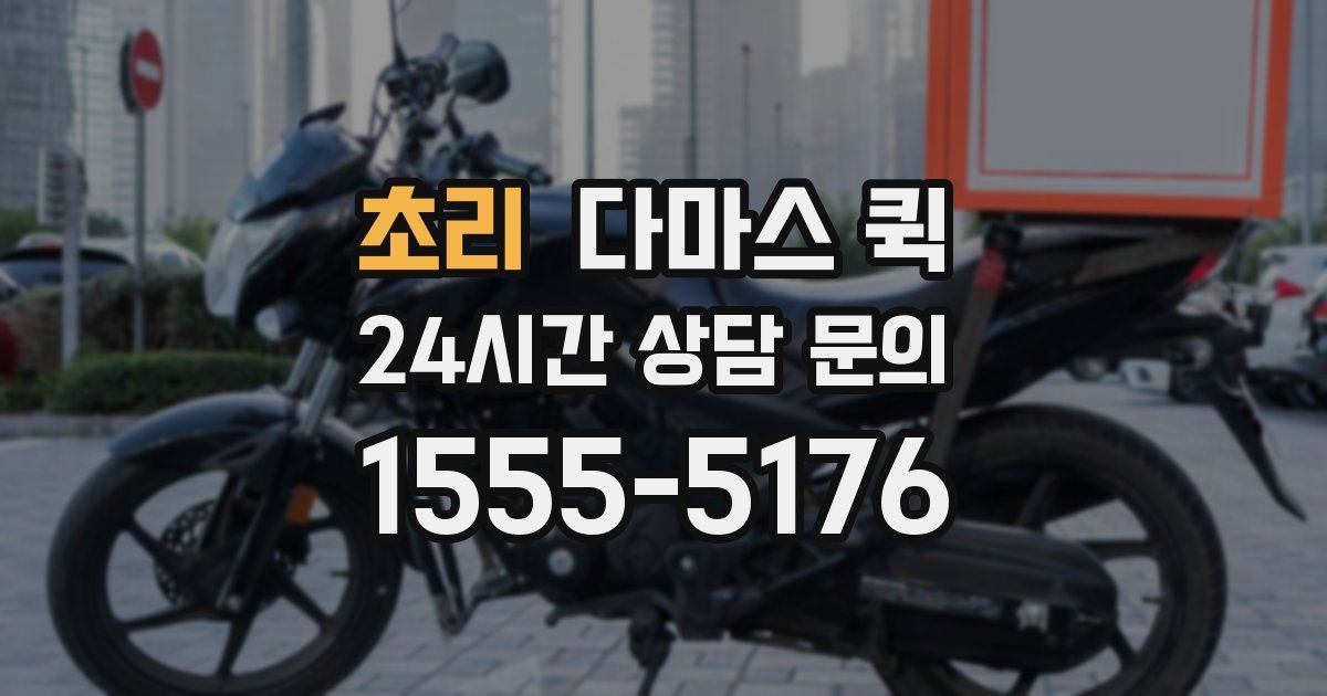 초리 다마스 퀵