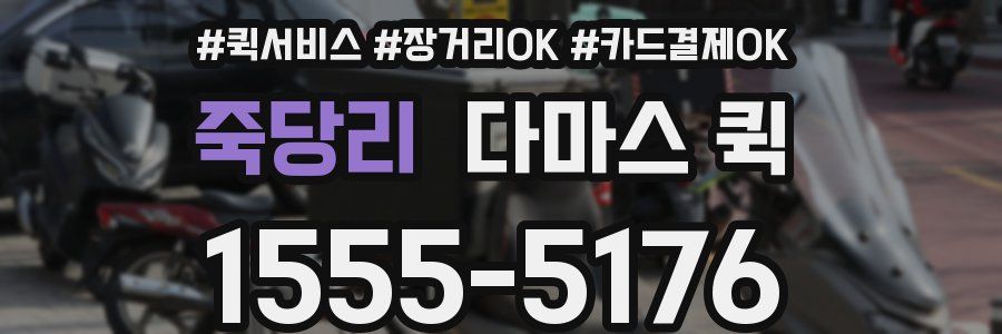 죽당리 다마스 퀵