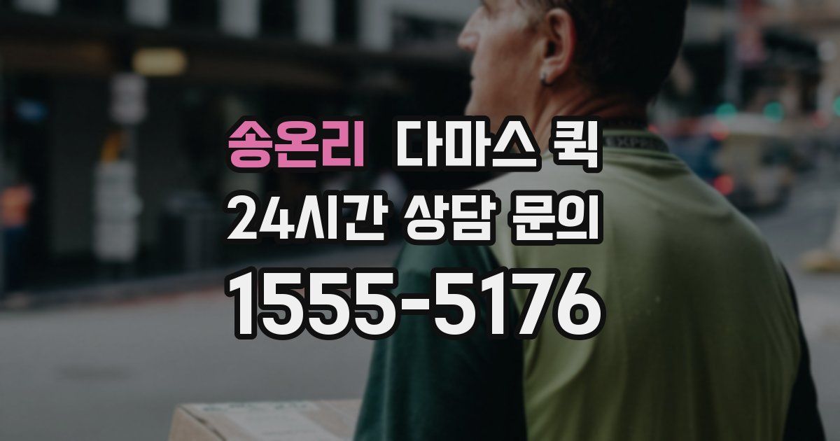 송온리 다마스 퀵