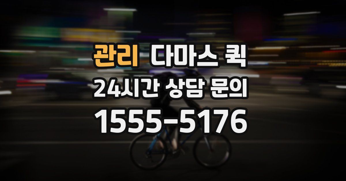 관리 다마스 퀵