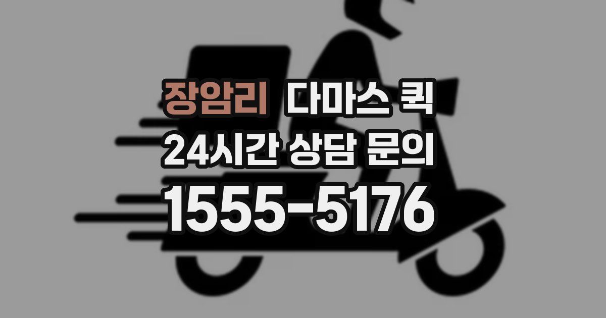 장암리 다마스 퀵