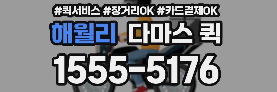 해월리 다마스 퀵