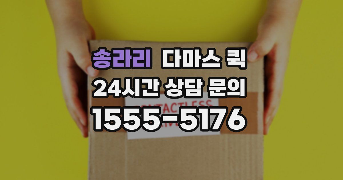 송라리 다마스 퀵