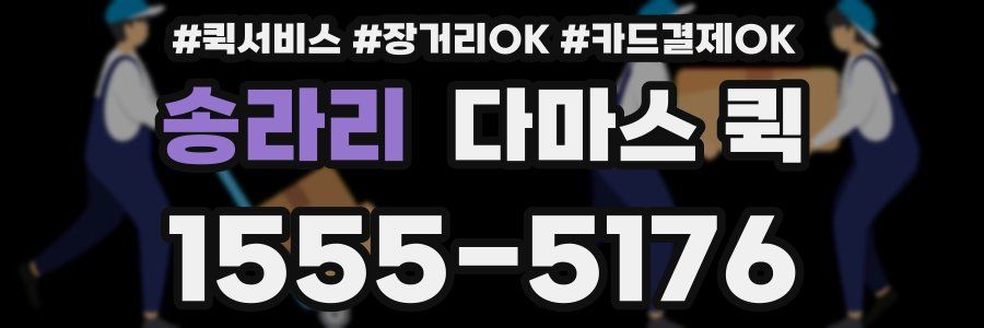 송라리 다마스 퀵