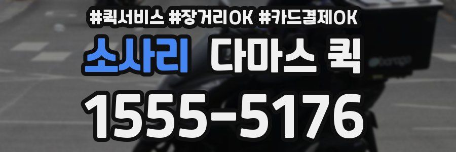 소사리 다마스 퀵