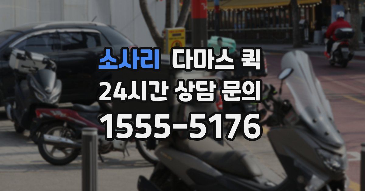 소사리 다마스 퀵