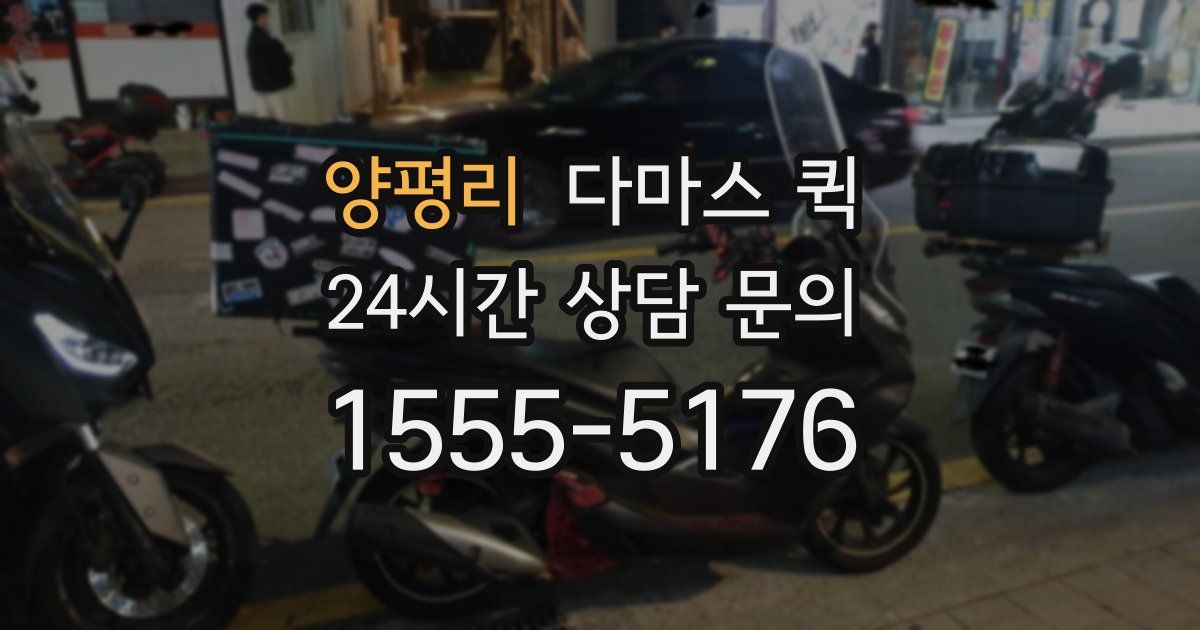 양평리 다마스 퀵