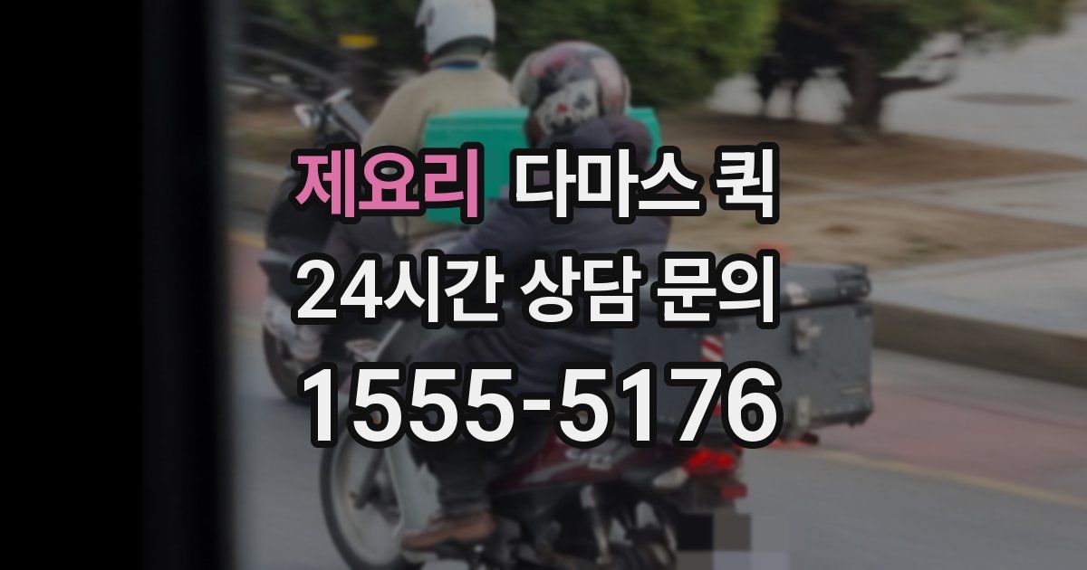 제요리 다마스 퀵