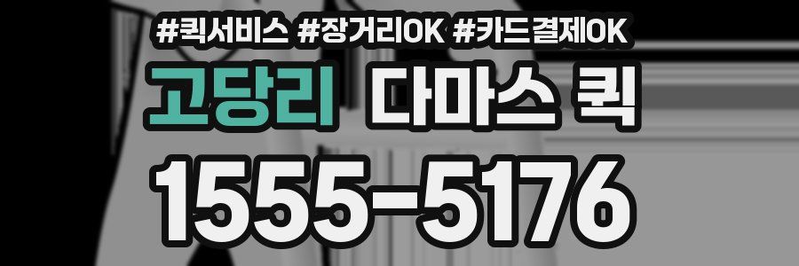 고당리 다마스 퀵