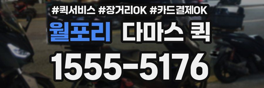 월포리 다마스 퀵