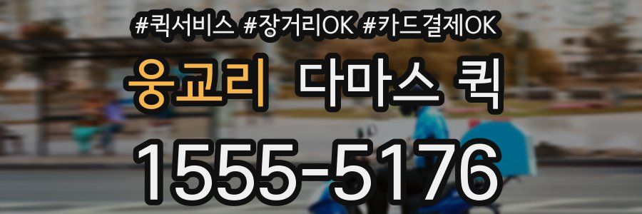 웅교리 다마스 퀵