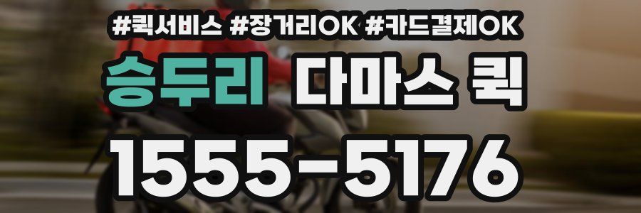 승두리 다마스 퀵