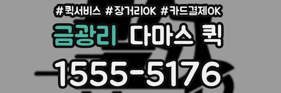 금광리 다마스 퀵