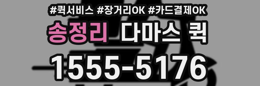 송정리 다마스 퀵