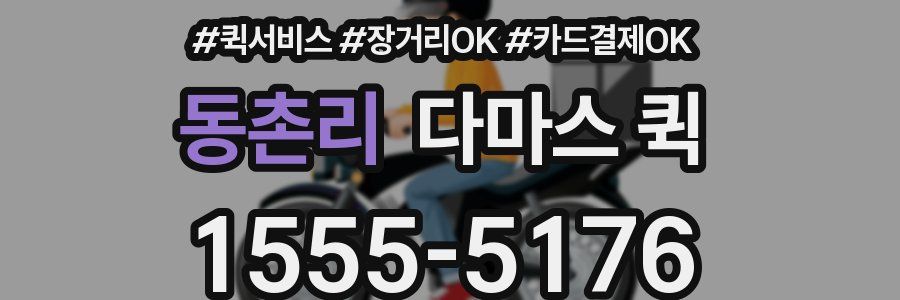 동촌리 다마스 퀵