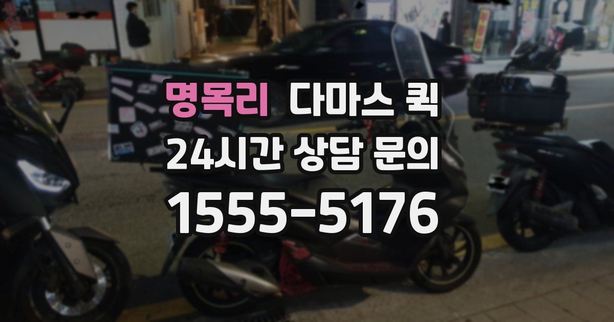 명목리 다마스 퀵