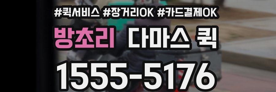 방초리 다마스 퀵