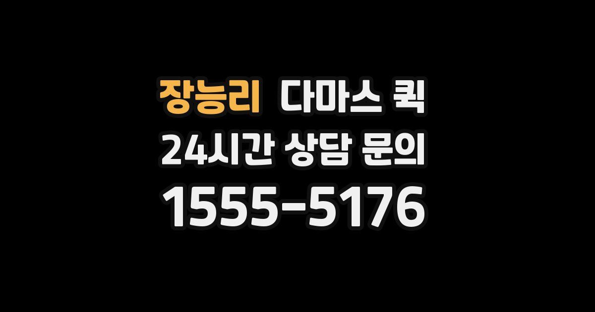 장능리 다마스 퀵