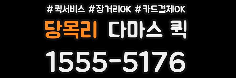 당목리 다마스 퀵