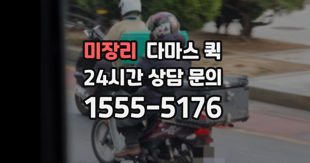 미장리 다마스 퀵