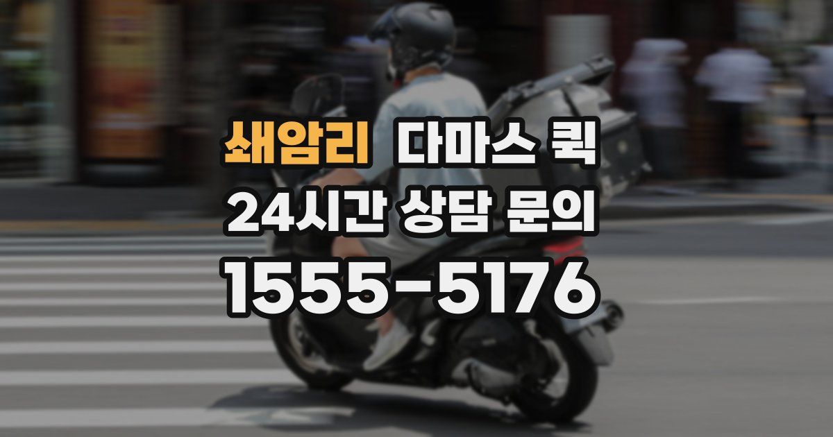 쇄암리 다마스 퀵