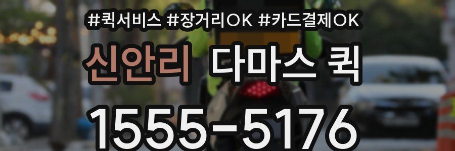 신안리 다마스 퀵