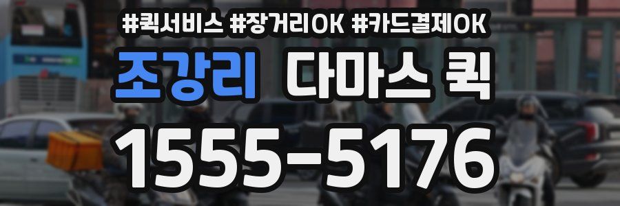 조강리 다마스 퀵