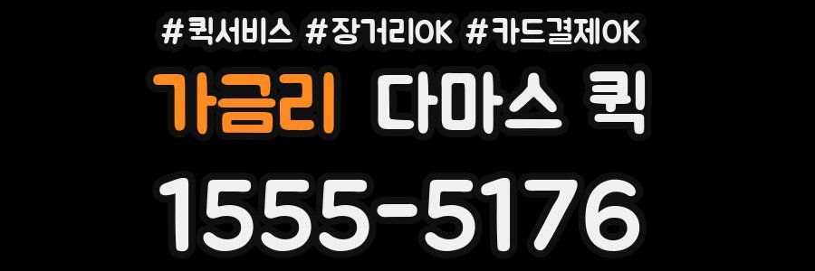 가금리 다마스 퀵