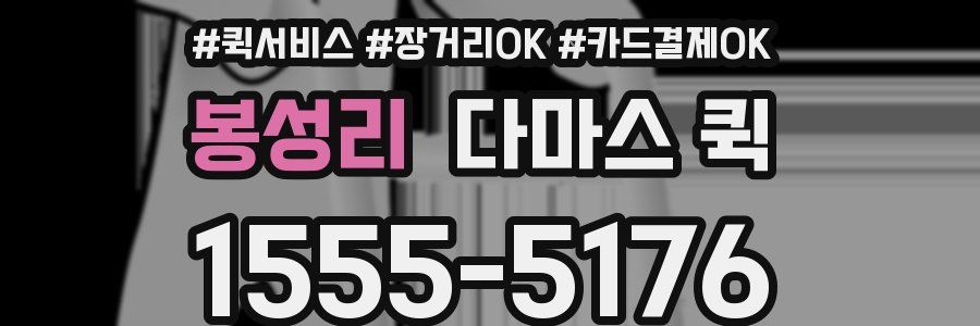 봉성리 다마스 퀵