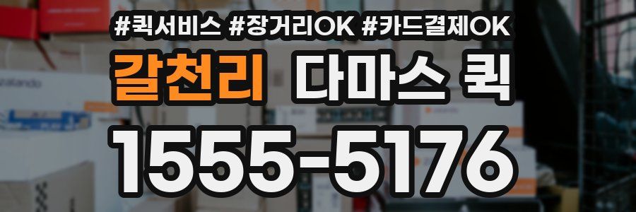 갈천리 다마스 퀵