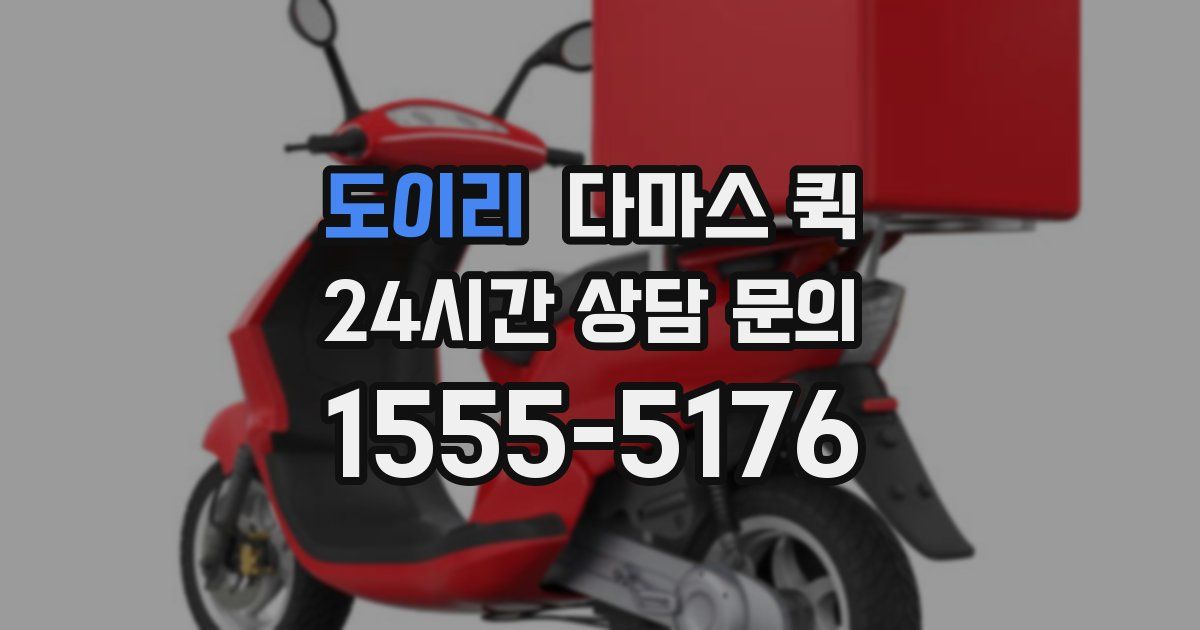 도이리 다마스 퀵