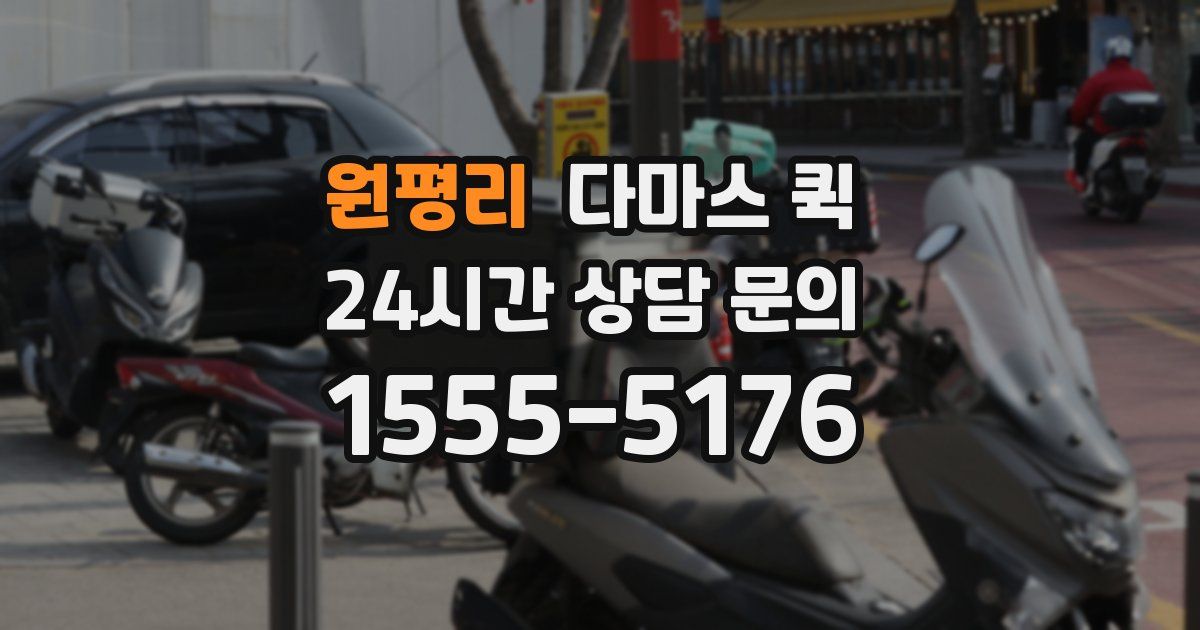 원평리 다마스 퀵