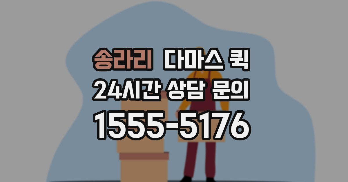 송라리 다마스 퀵