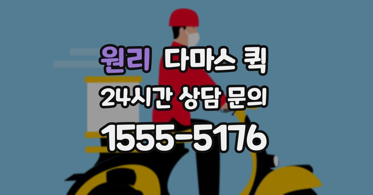 원리 다마스 퀵