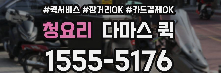 청요리 다마스 퀵