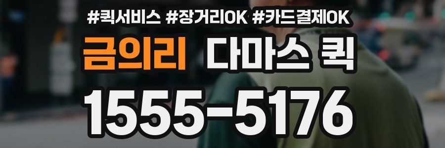 금의리 다마스 퀵