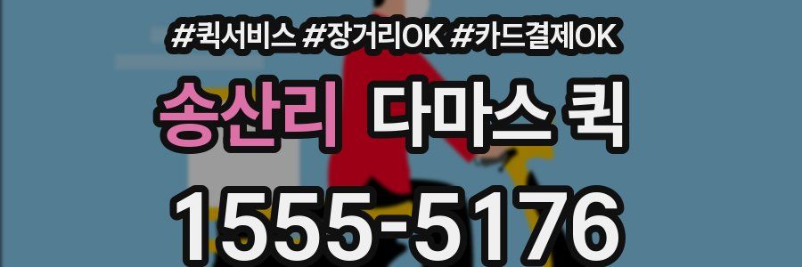 송산리 다마스 퀵