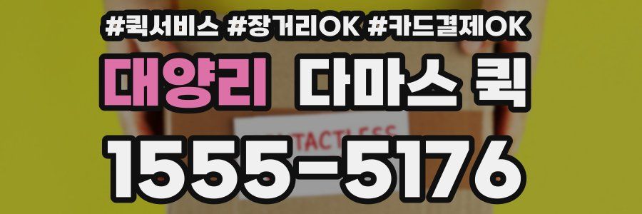 대양리 다마스 퀵