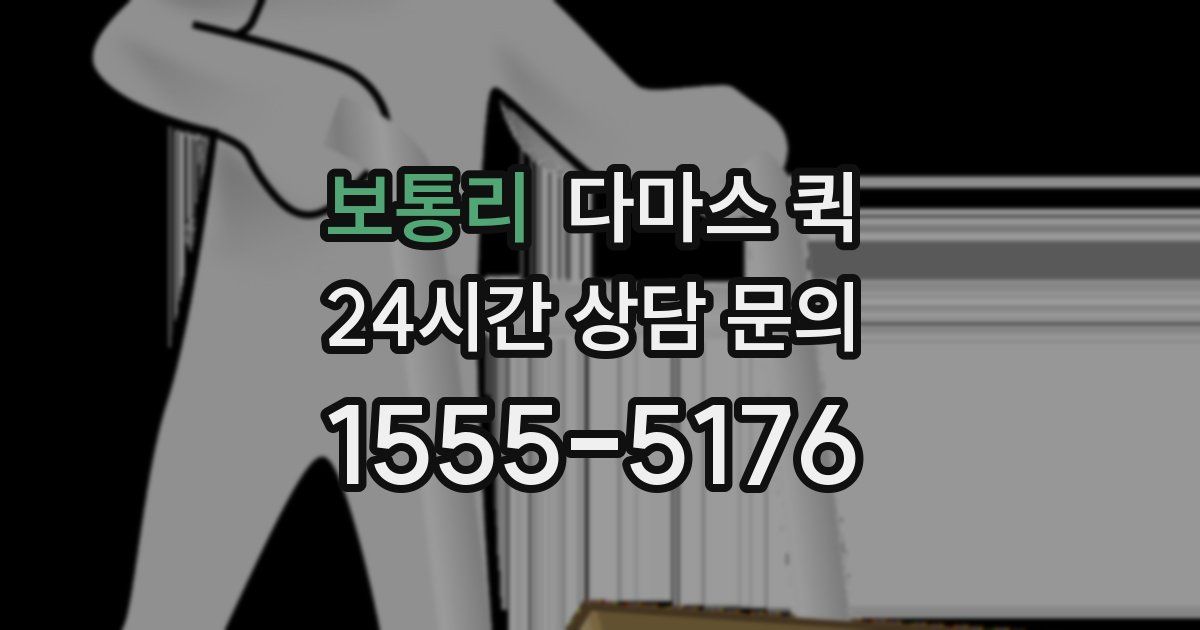 보통리 다마스 퀵