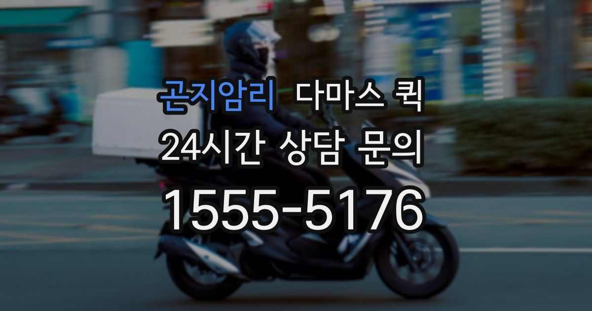 곤지암리 다마스 퀵